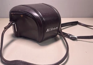 Vintage early Nikon Eveready hard brown case, Nikon F FTn Nippon Kogaku Tokyo - Bild 1 von 9