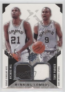 2004-05 SPx Winning Combos Tim Duncan Tony Parker #WC-DP HOF