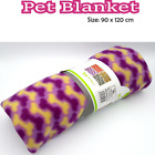  Pet Blanket Dogs,Puppy ,Cat Soft & Warm Fleece Bed Travel Basket Car 90 x 120cm