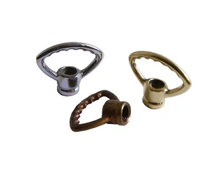 Small brass balancing hook M10 - antique brass, polished brass, polished chrome - Picture 1 of 1
