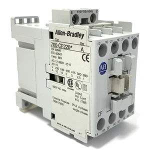 Allen Bradley 22E 700-CF220* SER A Control Relay 2NO 2NC (COIL: 110v 50/60Hz) - Picture 1 of 8