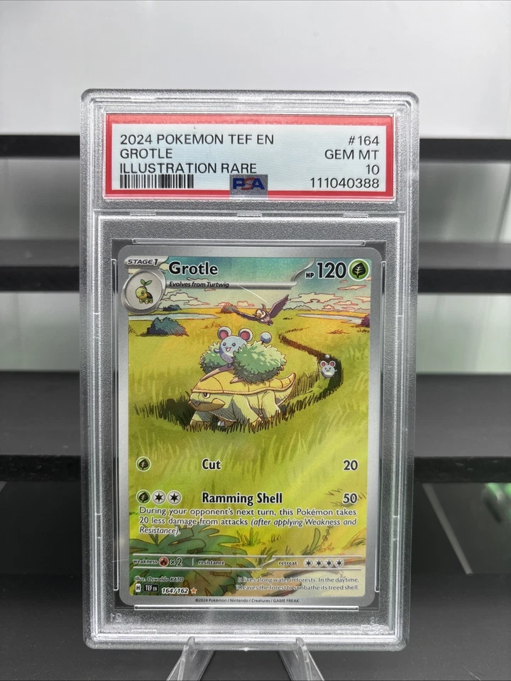 PSA 10 Grotle 164/162 Sv05: Temporal Forces Holo - Image 1 of 2