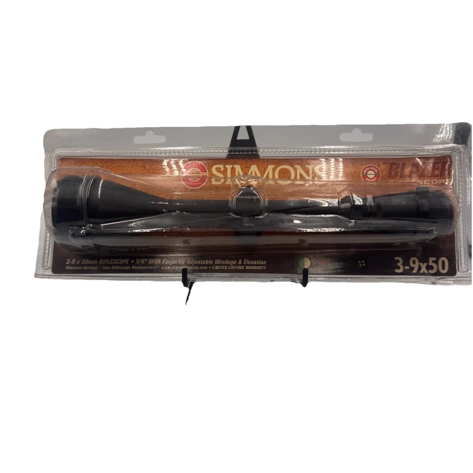 NUEVO Mira para rifle Blazer Simmons 0.25MOA 3-9X50, 1", retícula TruPlex acabado mate Foto 1 de 4