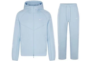 Brand New Nike x NOCTA Tech Fleece Hoodie & Joggers SetCobalt Blue/Tint Size L - Picture 1 of 6