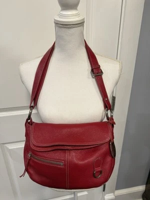 Винтажная красная наплечная сумка FURLA  - Изображение 1 из 4