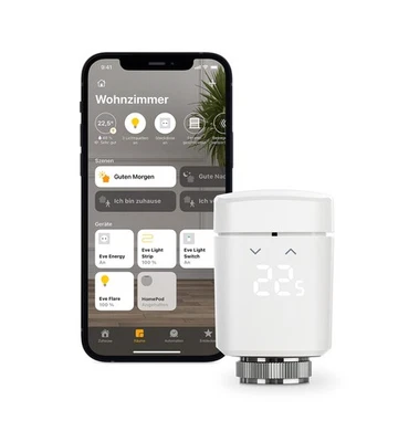 Thermo Apple Home - Smartes Heizkörperthermostat spart Heizkosten moderne Hei... - Bild 1 von 4