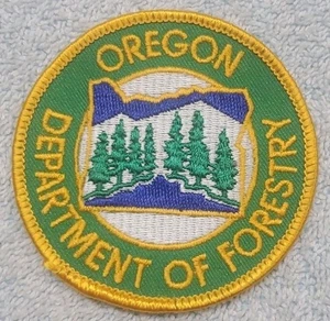 Vtg Obsolete Oregon Department Of Forestry Patch - Picture 1 of 4