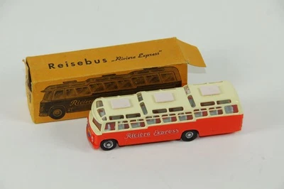 Siku Plastik V 129 Daf Reisebus Riviera Express mit Karton OVP - Bild 1 von 4