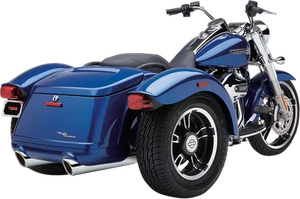 COBRA SILENZIATORI SCARICO SLIP ON TWIN 909 CROMO HARLEY DAVIDSON FLHTCUTG 10> - Foto 1 di 1