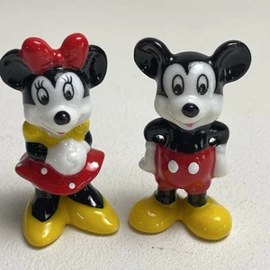Figuras de cerámica vintage de Mickey y Minnie Mouse de Disney hechas en Taiwán - Imagen 1 de 4