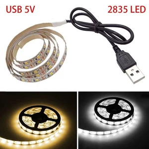 1Pcs White Warm White USB Strip Lamp DC 5V SMD 2835 LED  TV Background - Picture 1 of 22
