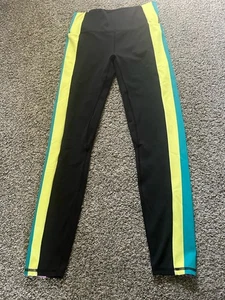 Women’s Senita Leggings Size Small Black With Stripes - Picture 1 of 3