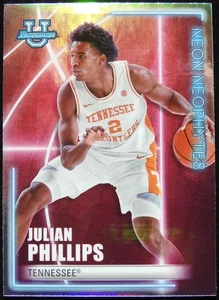 2022-23 Bowman's Best U University JULIAN PHILLIPS NN12 Neon Neophytes Refractor - Picture 1 of 2
