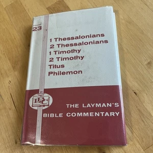 Layman's Bible Commentary LBC Thessalonians Timothy Titus Philemon 1970 Vol 23 - Imagen 1 de 6