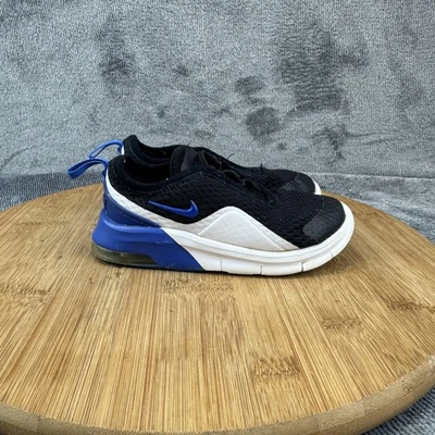Nike Air Max Motion 2 Zapatos Tenis Niño Pequeño Talla 8C Negro Blanco Azul AQ2744-003 Foto 1 de 4