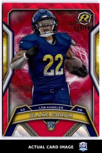 2025 Topps Resurgence #150 BLAKE CORUM Los Angeles Chargers RC #/199 NM - Foto 1 di 4