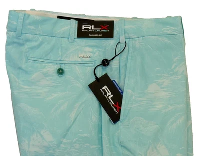 Pantalones Cortos Polo de Golf RLX Ralph Lauren Hawaianos Floral Ajuste A Medida Rendimiento 38 9" Foto 1 de 4