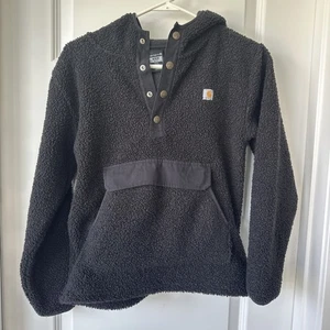 Carhartt Sherpa Fleece Kinder Jungen M 10-12 Half Button Kapuzenpullover Sweatshirt - Bild 1 von 4