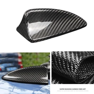 Kohlefaser Schwarz Haiflosse Antenne Abdeckung Für 2003–2010 BMW 5er E60 E61 - Picture 1 of 7