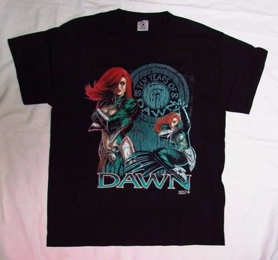 DAWN, Camiseta 10 Aniversario, Talla Grande, NUEVA Foto 1 de 4
