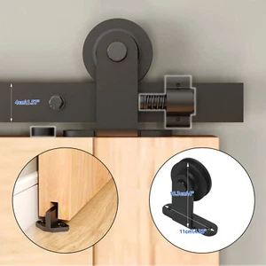 Sistema de puerta corredera CCJH herraje de puerta corredera carril puerta corredera T Set 1,2M-4,5M - Imagen 1 de 15