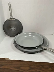 Tramontina 3-pack Hard Anodized Aluminum Ceramic Nonstick Fry Pan Set - Picture 1 of 3