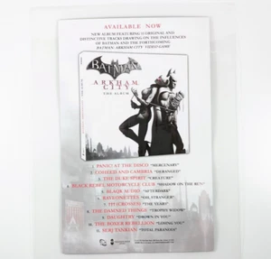 Batman Arkham City 2011 video game album promo ad laminated promo - Picture 1 of 6
