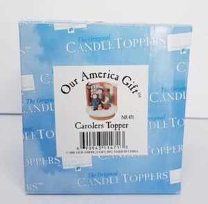 Yankee Candle Our America Tarro Pequeño 3" Candle Topper Villancicos de Navidad Nuevo - Imagen 1 de 5