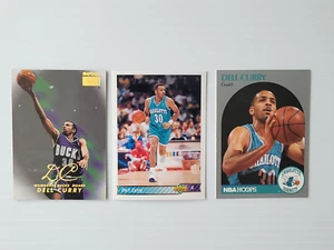 Lot 3 Dell Curry Karten 90 NBA Hoops 99 Skybox Premium #172, 92 Upper Deck 289 - Bild 1 von 3