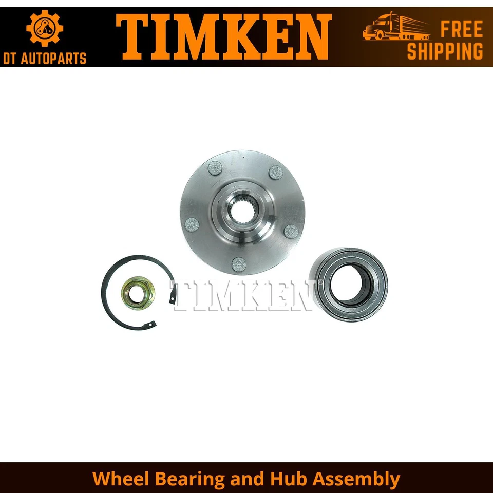 Para 1992-2003 Toyota Camry FWD rolamento de roda e conjunto de cubo dianteiro Timken 1993 - Imagem 1 de 4