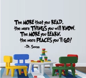 Calcomanía de pared The More That You Read - Imagen 1 de 2