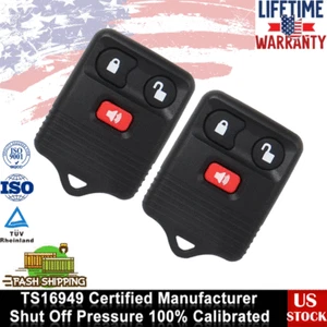 Set of 2 New Remote Keyless Entry Key Fob for Ford Escape Mustang Explorer - Picture 1 of 11