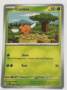 Combee #8/197 SV Obsidian Flames Common Pokemon 2023 TCG Card - Picture 1 of 1