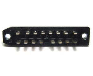 16-polige Tuchel Messerleiste, T2670 016, Meßgeräte-/Studio-Stecker, 71 mm, NOS - Picture 1 of 3