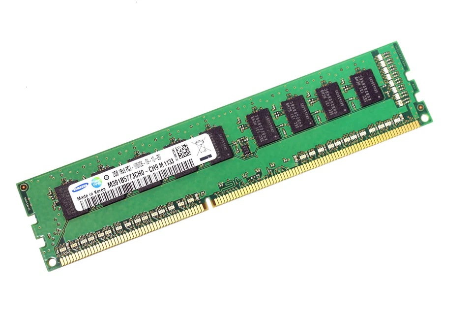 Samsung M391B5773CH0-CH9 PC3-10600E-09-10-D0 2GB Server memory RAM - Image 1 of 1