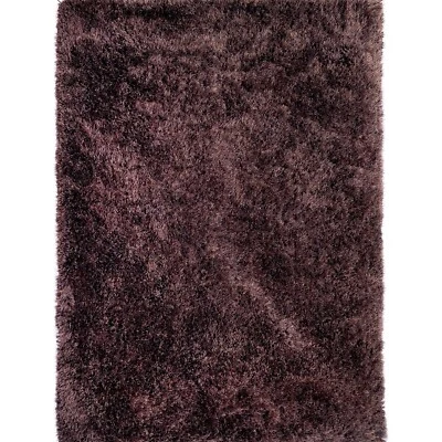 RugBerry 4x5 Brown Indoor Shag Area Rug Soft Fluffy Carpet - Image 1 of 4