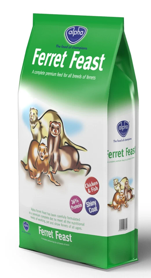 Alpha Ferret Feast 10kg Pet Food For Small Animals
