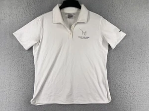 VINTAGE Nike Poloshirt Damen Large weiß M Resort Las Vegas Golf Golfer FitDry - Bild 1 von 18