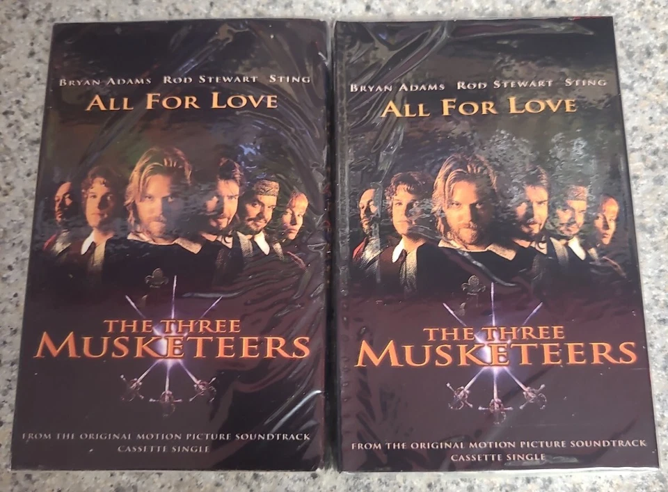 Bryan Adams/Rod Stewart/Sting - All For Love Cassette Single SEALED A&M VTG  - Image 1 of 4