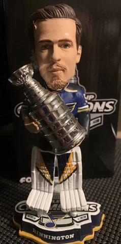 Jordan Binnington St. Louis Blues Stanley Cup Champions Bobblehead! /2019 Cover