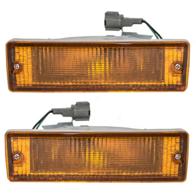 Conjunto de luz de seta lateral para motorista e passageiro DEPO para 1988-1995 Pathfinder D21 - Imagem 1 de 4