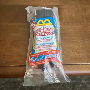 2000 McDonald's Happy Meal Toys Power Rangers Rescue Yellow Rail Rescue NIP #2 - Picture 1 of 4