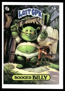 Tarjeta adhesiva Booger Billy Shrek Lost Garbage Pail Kids #1a (NM) - Imagen 1 de 2