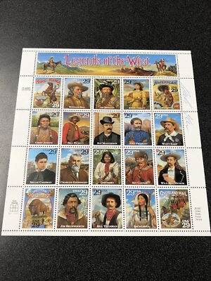 2870 Recalled Legend Sheet Mint Never Hinged Signed By The Designer MARK HESS - Image 1 of 4