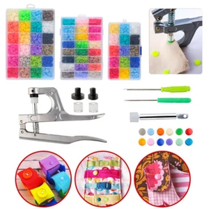 360PCS Plier Tool for KAM Snap Kit T5 Plastic Snaps Fastener Button Press Stud - Picture 1 of 16