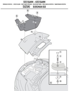 Las mejores ofertas en Otro equipaje para Suzuki Burgman 650 | eBay