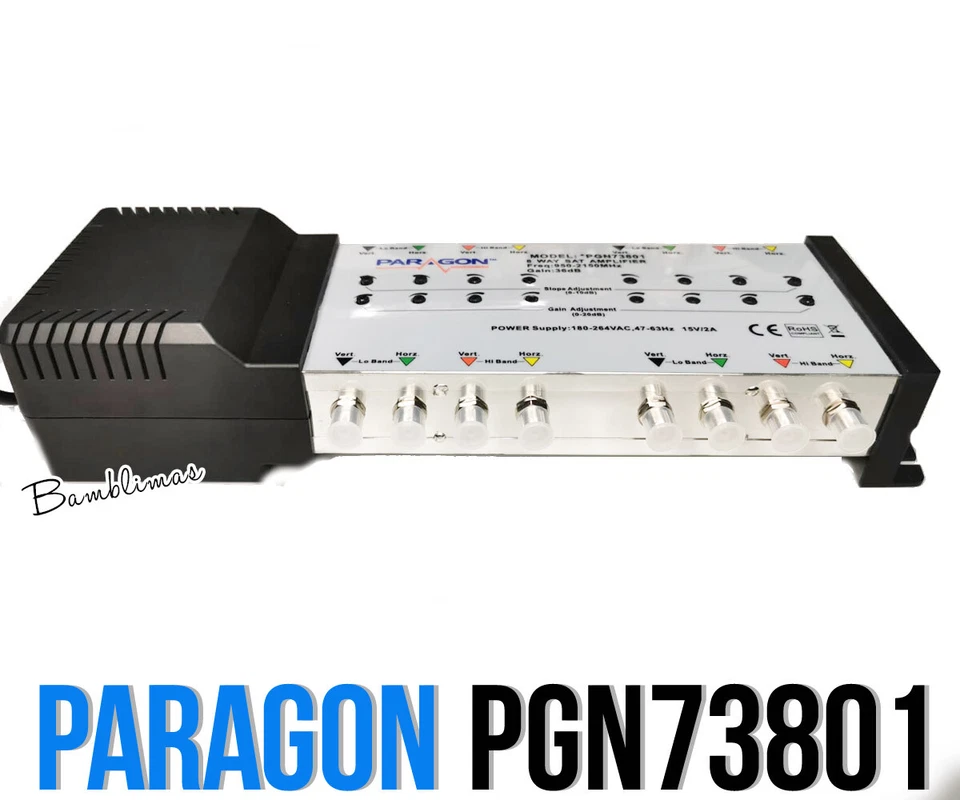 Paragon  PGN73801 Components 8 way Satellite Amplifier PGN 73801. Brand New Box - Image 1 of 4