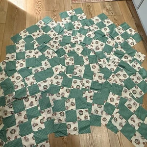 Konvolut 36 Vintage neun Patch Quilt Blöcke - Bild 1 von 6