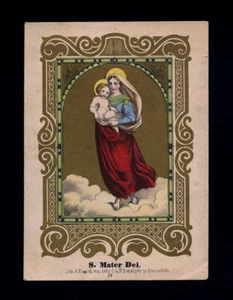 heiliger gravur 1800 benziger dip. handmater dei - Bild 1 von 1