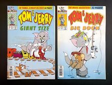 TOM & JERRY GIANT SIZE #2 64 Page + BIG BOOK #2 52 Page Harvey Comics 1993